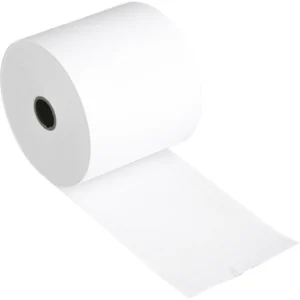 Lot de 12 rouleaux papier thermique continu Blanc, 101.6 x 8331.2 mm