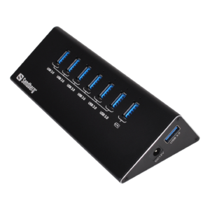 Hub & concentrateur USB 3.2 Gen 1 (3.1 Gen1) Micro-B 5000 Mbit/s Noir