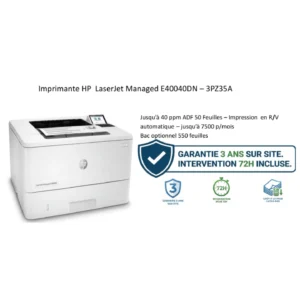 Imprimante laser monochrome garantie 3 ans sur site