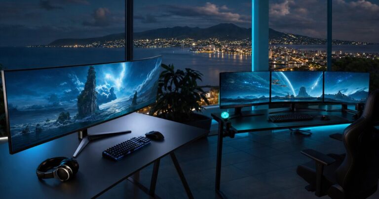 Écran gaming incurvé 49&Prime; vs triple écran classique : lequel choisir en Guadeloupe en 2026 ?