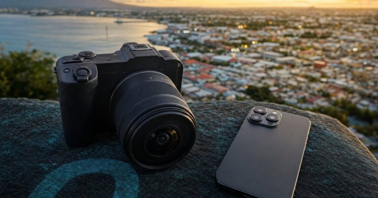 Canon EOS R50V vs smartphone 50 Mpix : quel appareil pour filmer vos créations en Guadeloupe en 2026 ?