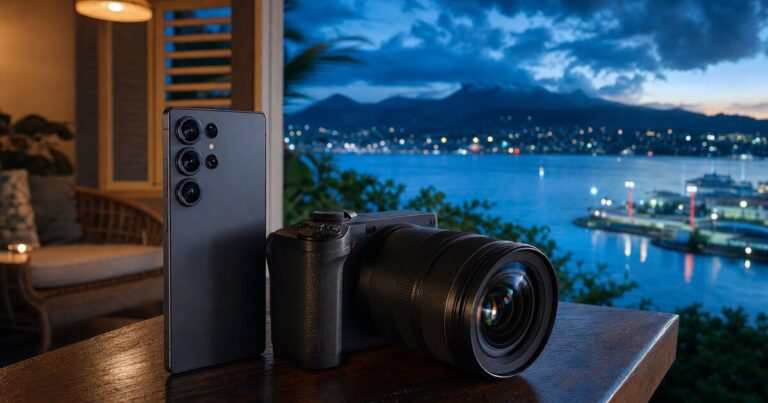 Samsung Galaxy S26 Ultra vs Canon EOS R50V : quel appareil pour vos photos de vacances en Guadeloupe en 2026 ?