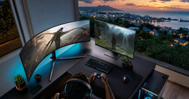 Bien choisir son écran PC gaming en Guadeloupe : QD-OLED 4K ou ultrawide incurvé ?