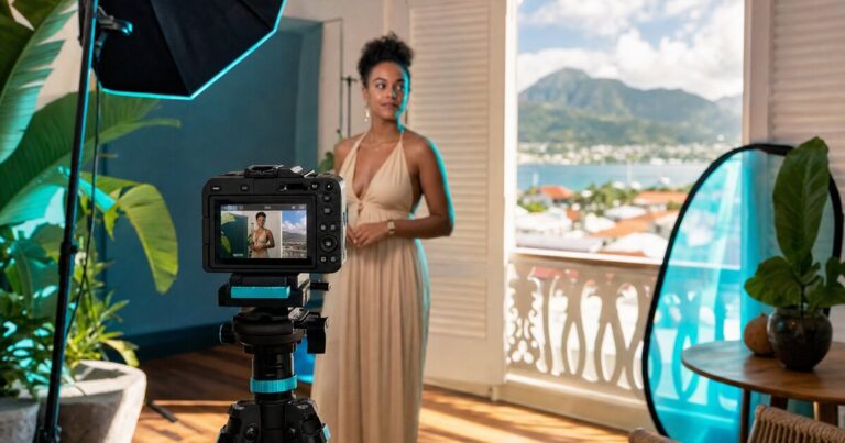 Photographe en Guadeloupe : comment équiper son studio mobile avec le Canon EOS R50V