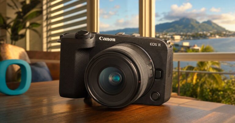 Canon EOS R50V : l&rsquo;hybride abordable pour débuter la photo et vidéo en Guadeloupe