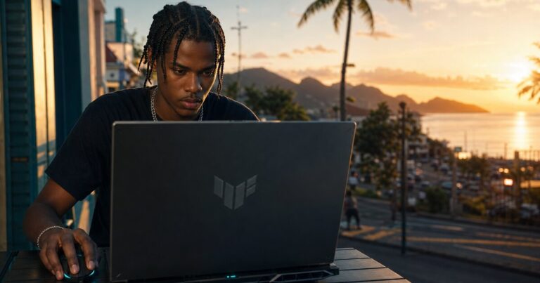 Asus TUF Gaming 18 » arrive en Guadeloupe : l&rsquo;écran géant pour gamers qui refuse les compromis